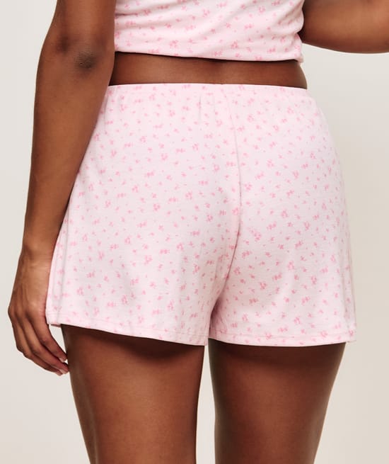 Short en jersey côtelé;