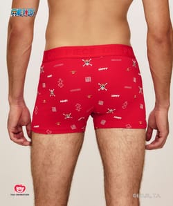Boxer en coton imprim&eacute; One Piece;