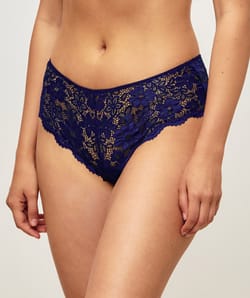 Shorty en dentelle florale;