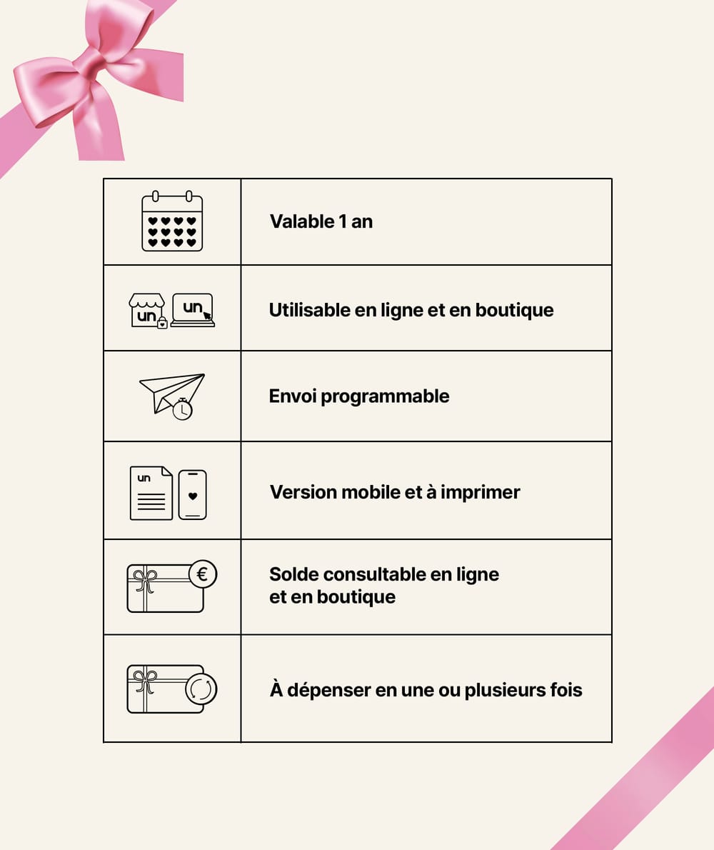 Carte Cadeau Dématérialisée - 50 €;