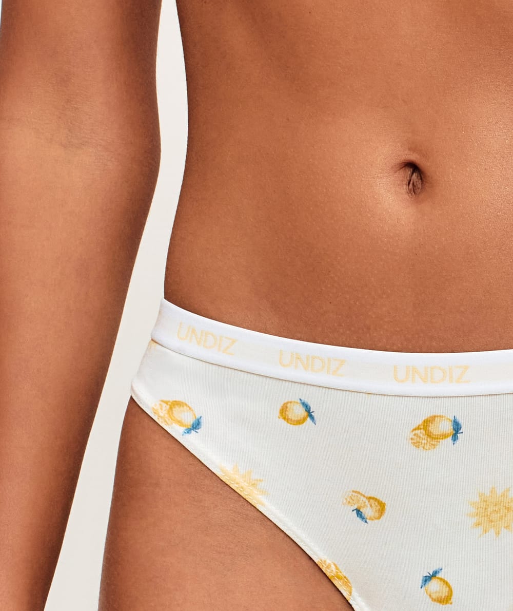 String en coton motifs citrons;