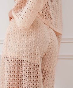 Pantalon en crochet;