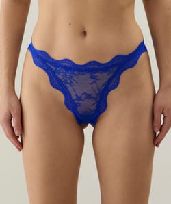 Lace thong;