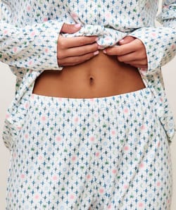 Patterned jersey pyjama set;