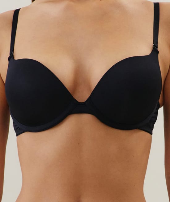 Ultra push-up microfibre bra;