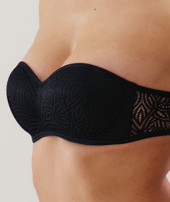 Kanten bandeau beha;