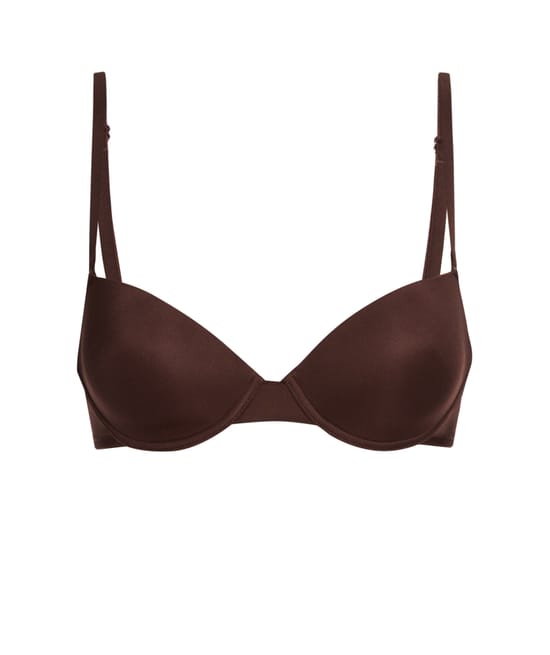 Microfibre push-up padded bra;