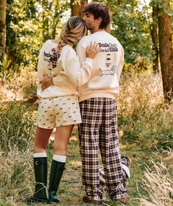 Chlosertoyou checked flannel pants;