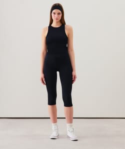 Korte naadloze legging;