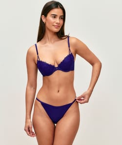 Push-up beha met bloemmotieven;