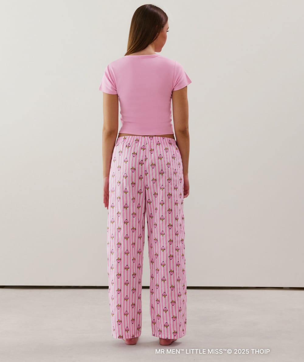 Little Miss Princess jersey crop top - pink;