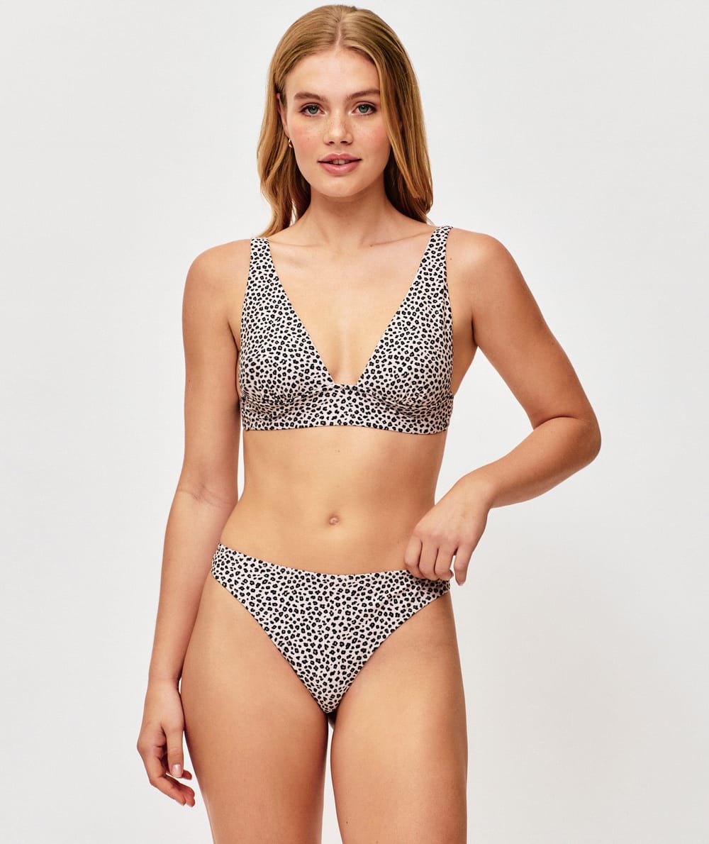 Foulard - Luipaard bikini top;