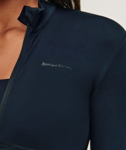 Microfibre sports jacket;