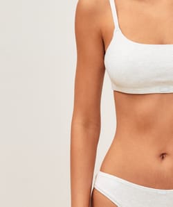 Cotton bra;