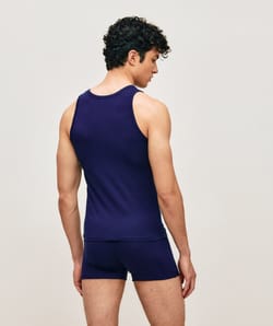Cotton tank top and boxer set;