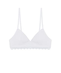 Lot de 2 soutiens-gorge triangle ados en coton;