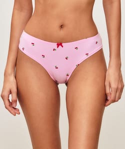 Pack of 3 colorful printed cotton panties;