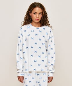 Set t-shirt and corduroy pants with knot patterns;