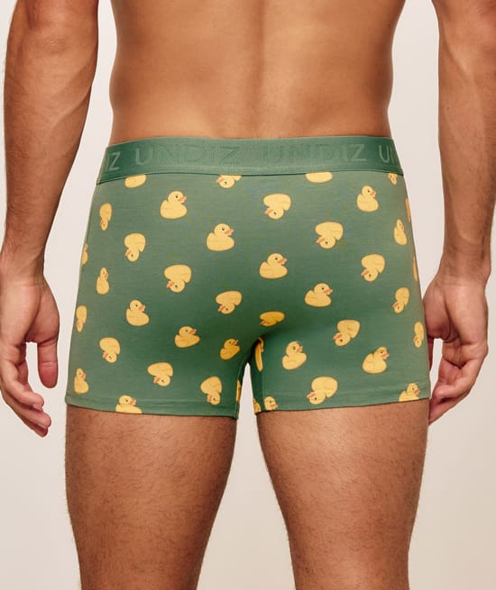 Printed cotton boxer ducks;