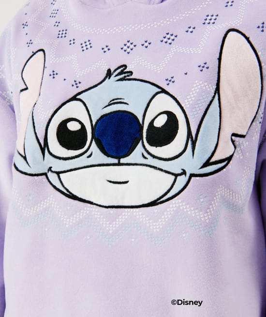 Sweat en velours Stitch;