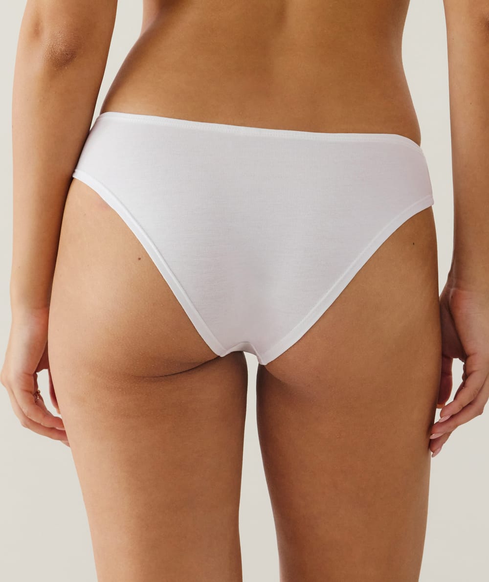 Pack of 3 patterned cotton knickers;