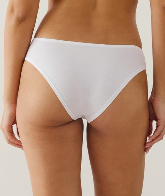 Pack of 3 patterned cotton knickers;