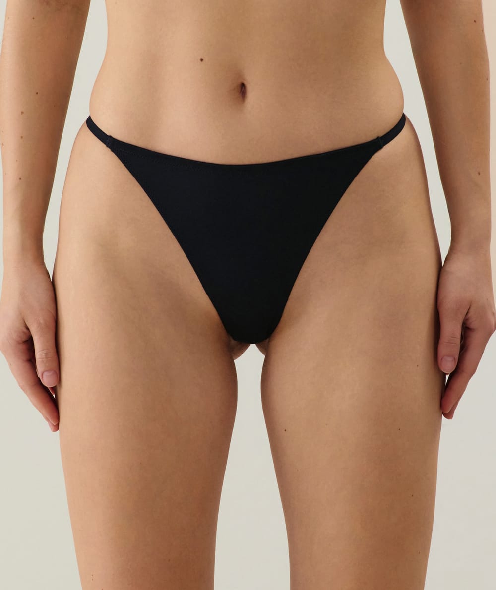 Pack of 3 microfiber thongs;