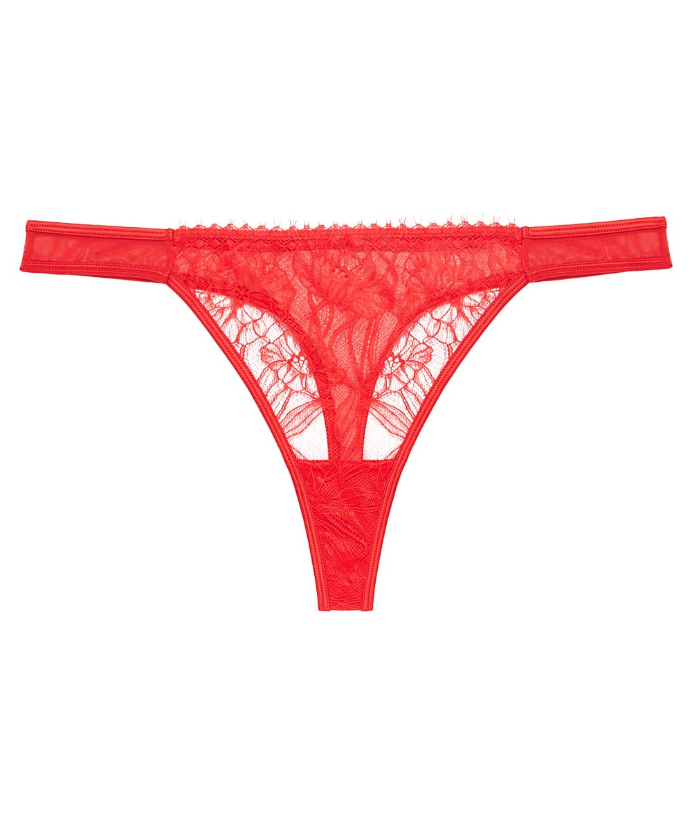 Lace thong;