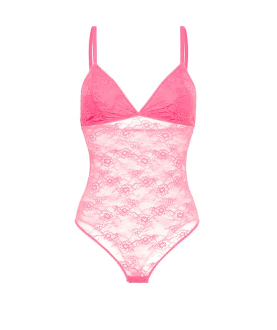 Body triangle en dentelle;