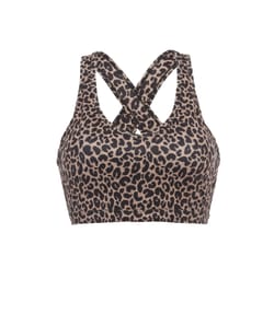 Leopard bralette;