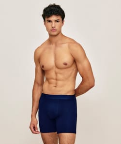 Lange katoenen boxer;