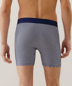 Bóxer largo de algodón;