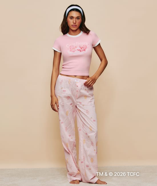 Pantalon rayures Bisounours;