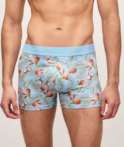 Geprinte tropische microvezel boxer;