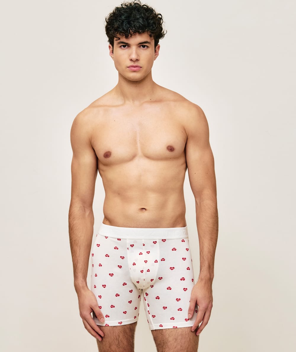 Cotton boxer shorts;
