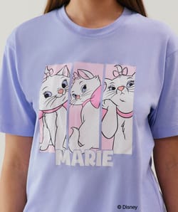 Top en jersey Marie bleu;