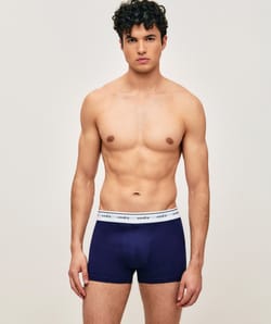 Boxer uni en coton;