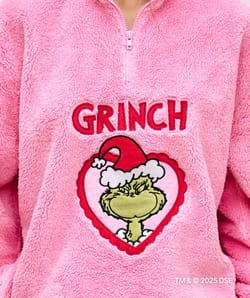 Sudadera sherpa Grinch;