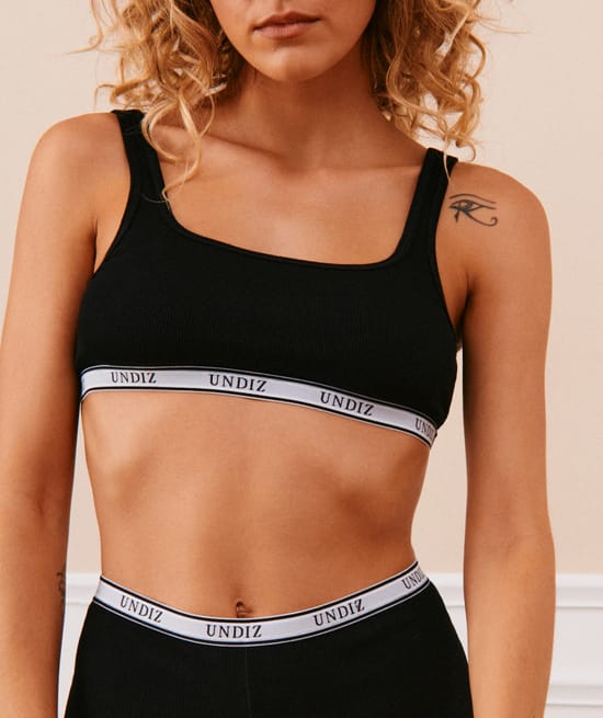 Soutien-gorge brassière en coton;