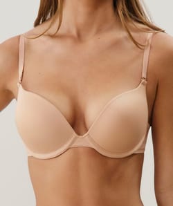 Ultra push-up microfibre bra;
