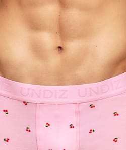 Katoenen boxershort met patroon;