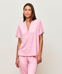 Set chemise &agrave; manches courtes et pantalon en jersey ;