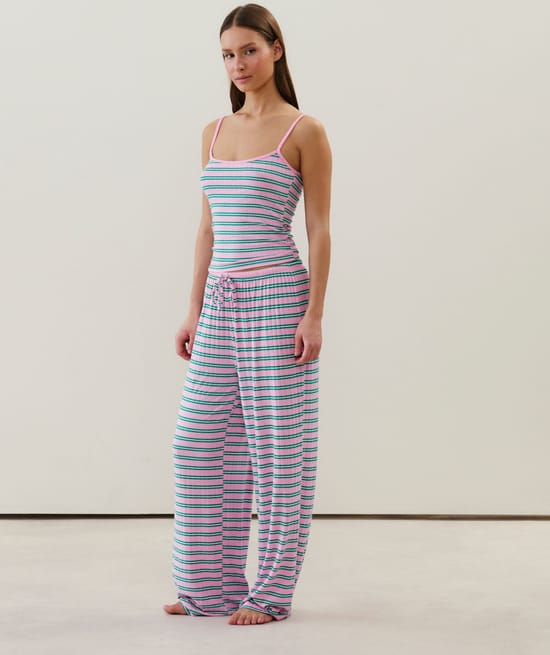 Gestreepte broek;