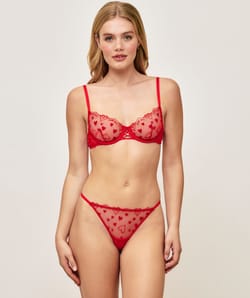 String mesh broderies c&oelig;urs;