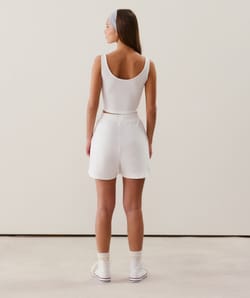 Gebroken witte top;