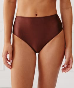 Culotte taille haute - bas de maillot de bain;