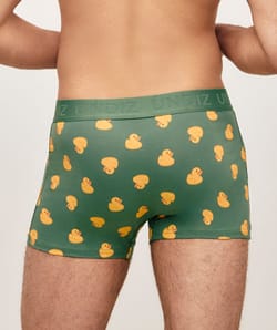Gedrukte katoenen boxershort eenden;