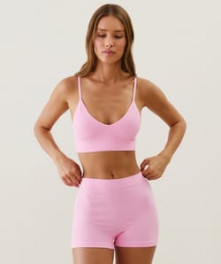 Sujetador triangular sin costuras;