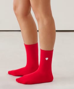 Pack of 3 pairs of patterned cotton socks;