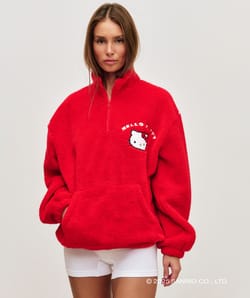 Sherpa sweatshirt Hello Kitty;